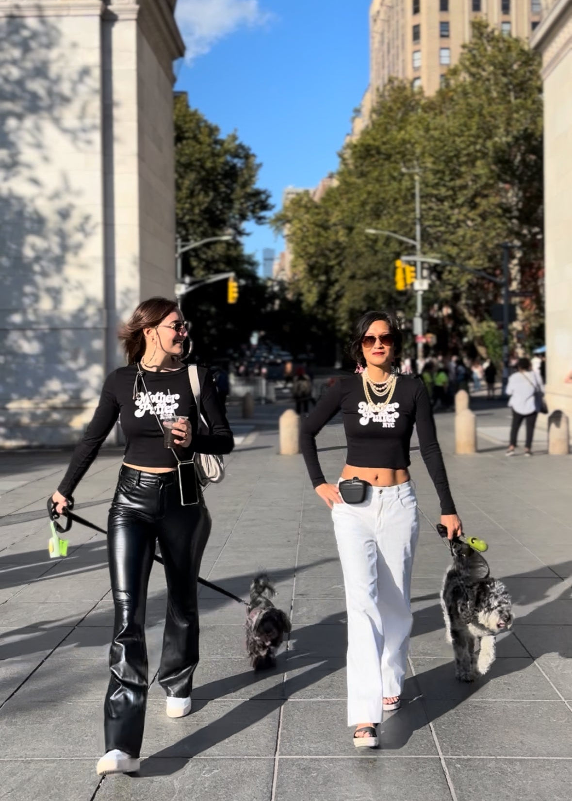 Signature Logo Tee Crop with Long Sleeves