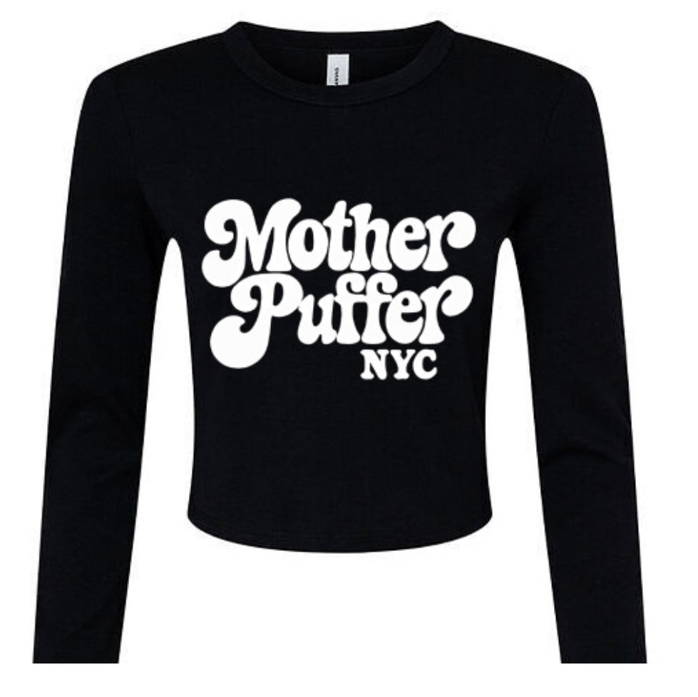 Signature Logo Tee Crop with Long Sleeves