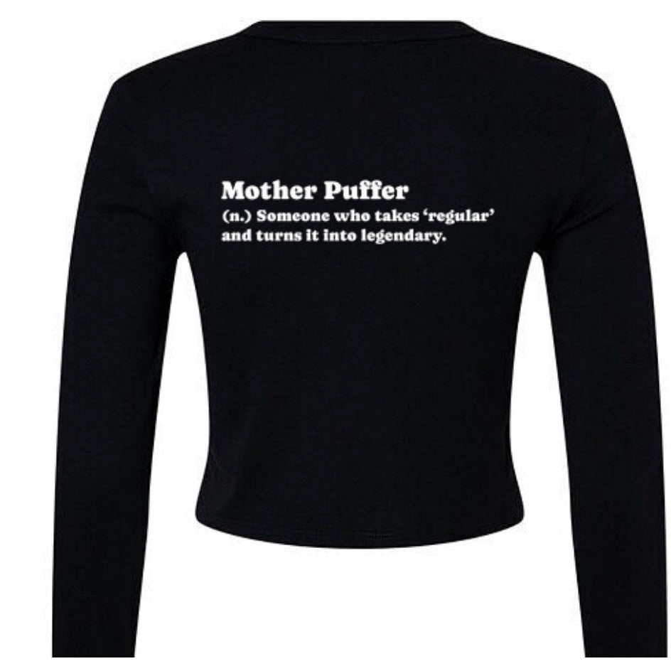 Signature Logo Tee Crop with Long Sleeves